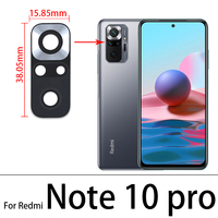 2 sztuk, oryginalny tylny obiektyw szklany obiektyw z klejem naklejki wymiana naprawa dla Xiaomi Redmi uwaga 11 10T 5G 10S uwaga 10 Pro 4